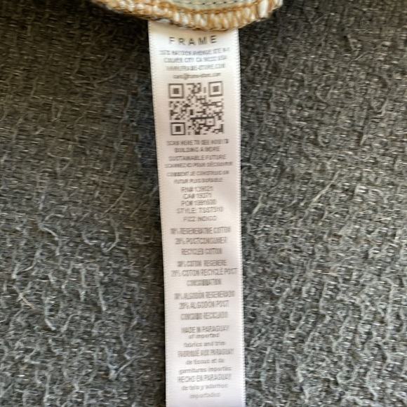 Frame sz 24 High-Rise Wide Leg Comfy Jeans - Picture 8 of 11